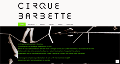 Desktop Screenshot of cirquebarbette.com