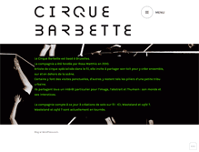 Tablet Screenshot of cirquebarbette.com